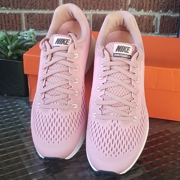 Nike Air Zoom Pegasus 34 Running Wide Width Pink - Picture 4 of 10
